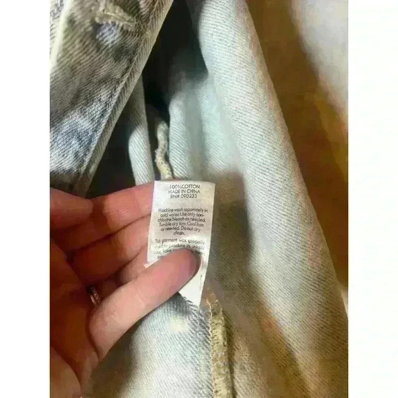 Pacsun cropped jean jacket size M/L in excellent condition - Picture 4 of 9